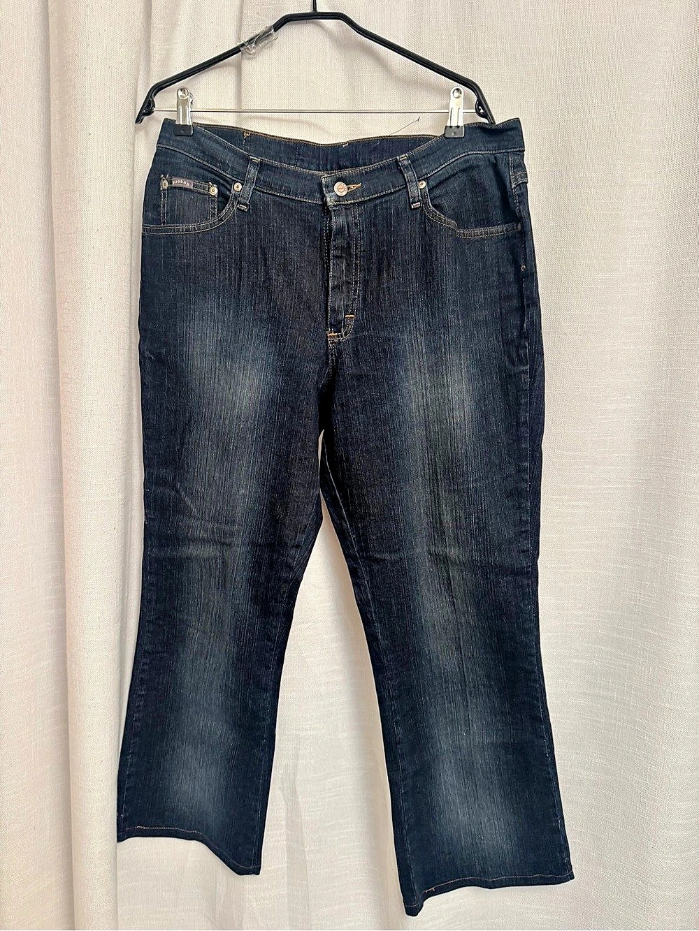 17/18 w Riders by Lee Classic Bootcut Jeans Women's Waist 16 Petite Blue - Picture 3 of 11